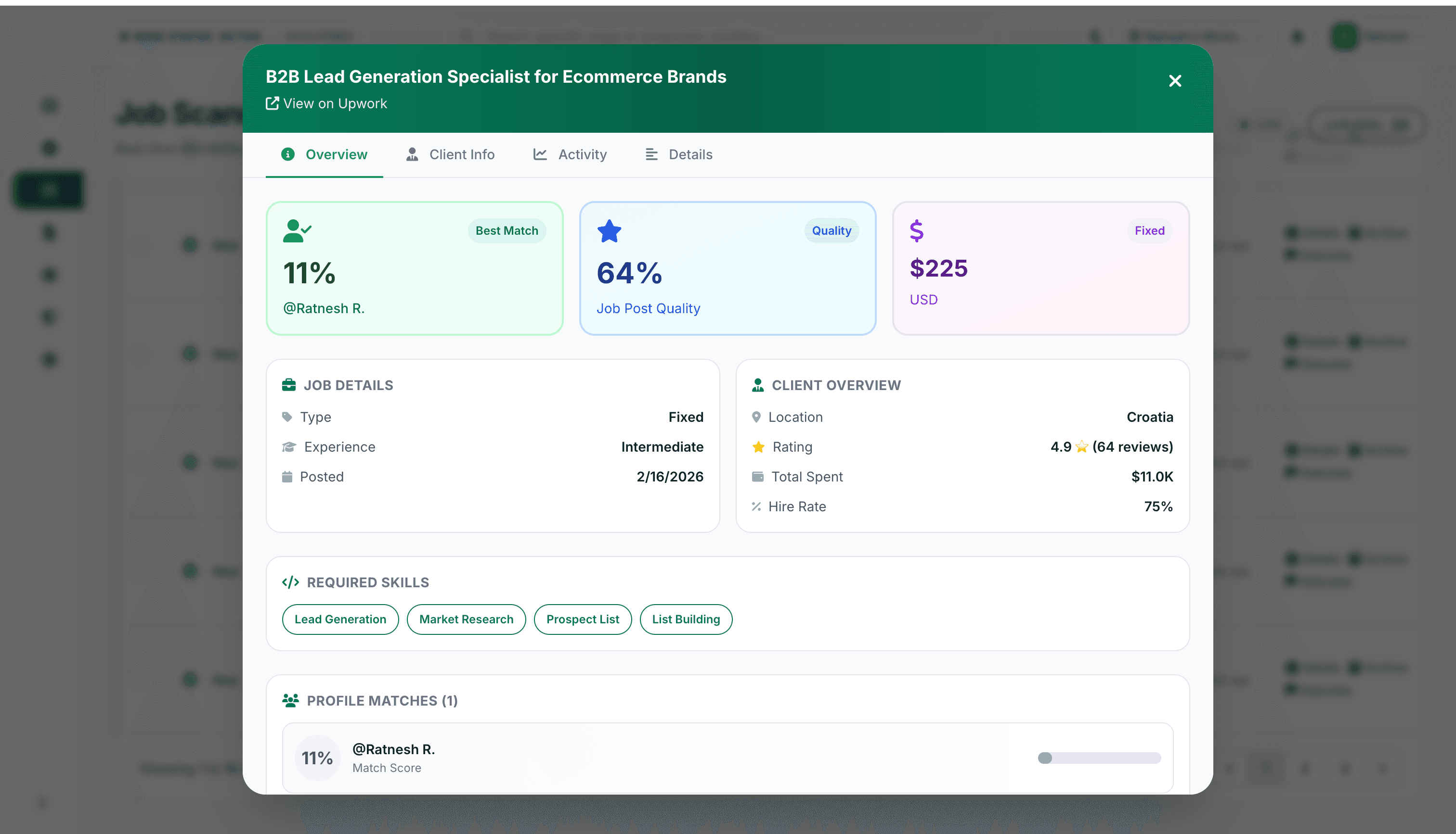 Proposeio Dashboard